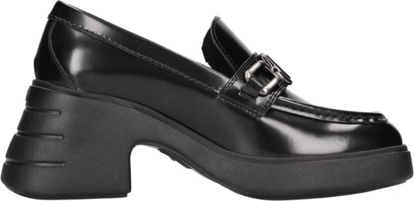 Hogan Platte schoenen Zwart Black Dames