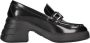 Hogan Platte schoenen Zwart Black Dames - Thumbnail 3