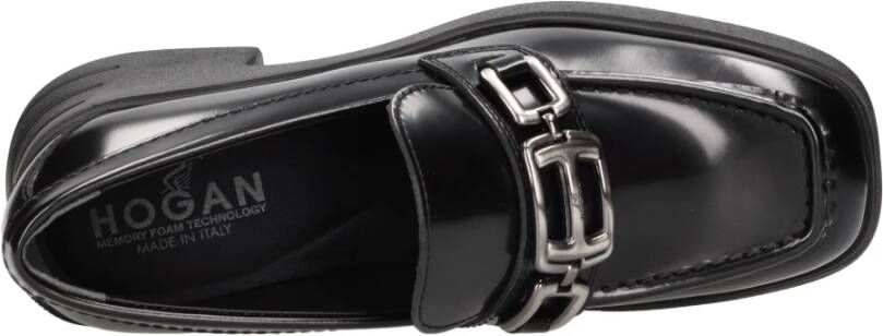 Hogan Platte schoenen Zwart Black Dames