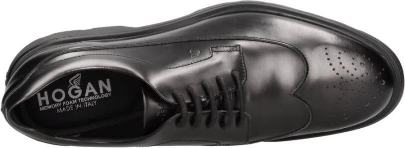 Hogan Platte schoenen Zwart Black Heren