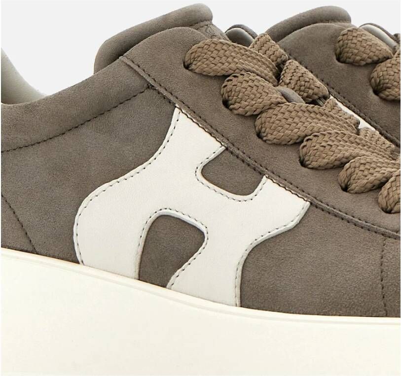 Hogan Rebel Dames Suède Sneakers Brown Dames