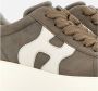 Hogan Rebel Dames Suède Sneakers Brown Dames - Thumbnail 7