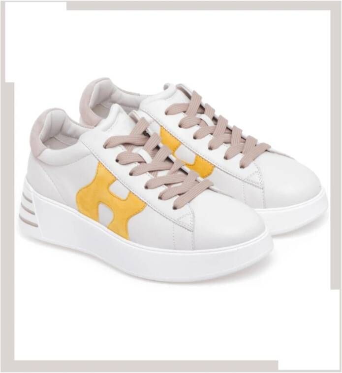 Hogan Rebel Leren Sneakers met Memory Foam White Dames