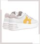 Hogan Rebel Leren Sneakers met Memory Foam White Dames - Thumbnail 4