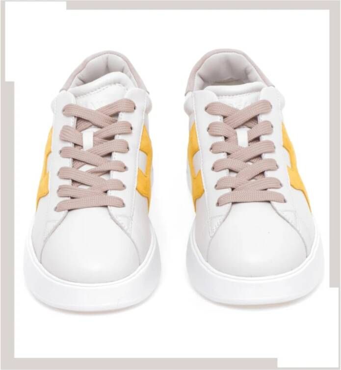 Hogan Rebel Leren Sneakers met Memory Foam White Dames