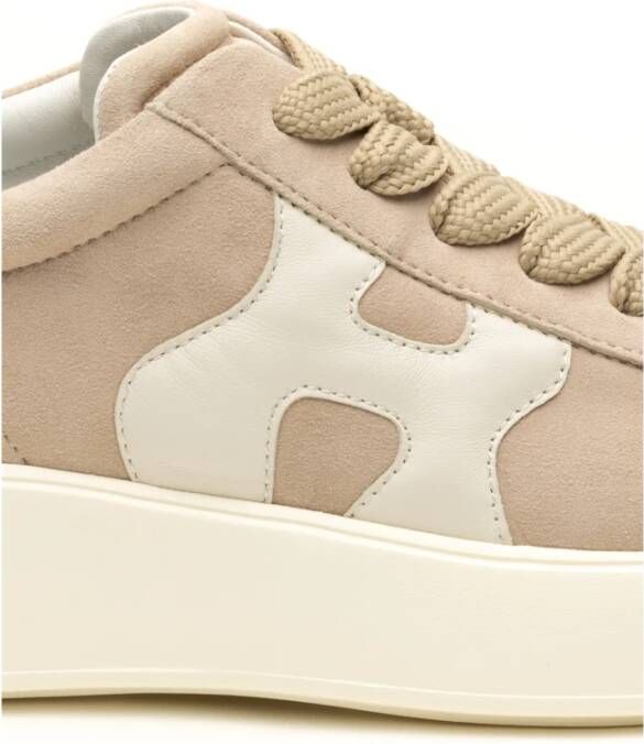 Hogan Rebel Sneakers Beige Dames