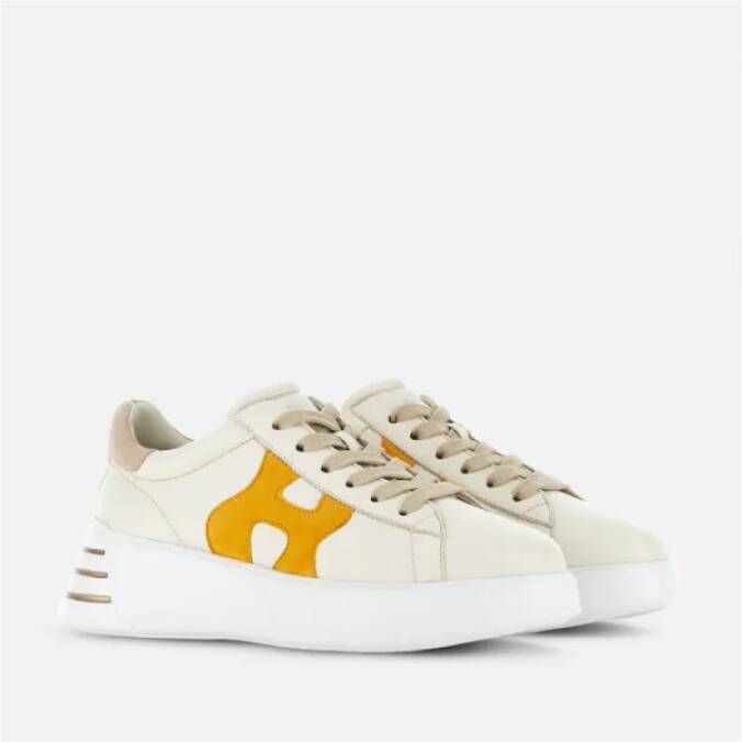 Hogan Rebel Sneakers met Extralight zool Yellow Dames