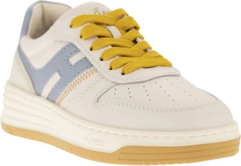 Hogan Retro-geïnspireerde H630 Sneakers Beige Dames