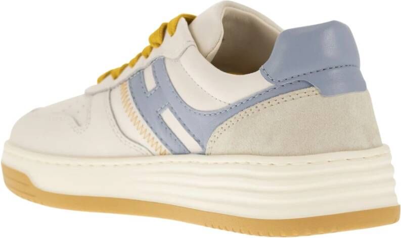 Hogan Retro-geïnspireerde H630 Sneakers Beige Dames