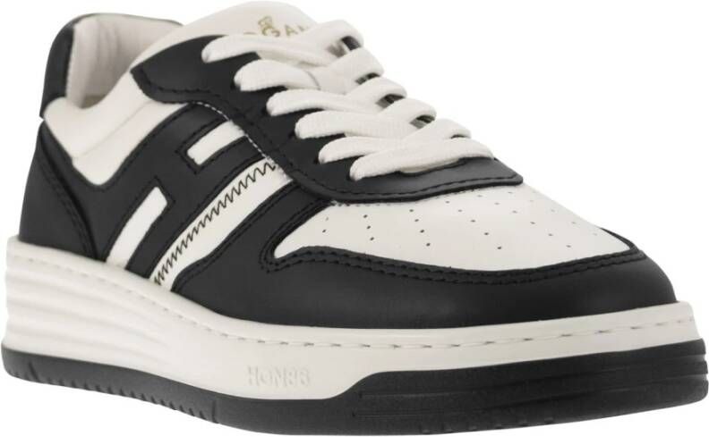 Hogan Retro-geïnspireerde H630 Sneakers Black Heren