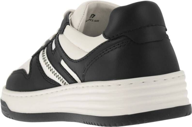 Hogan Retro-geïnspireerde H630 Sneakers Black Heren