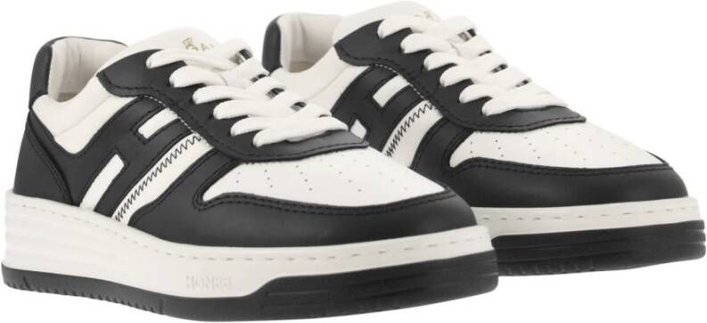 Hogan Retro-geïnspireerde H630 Sneakers Black Heren