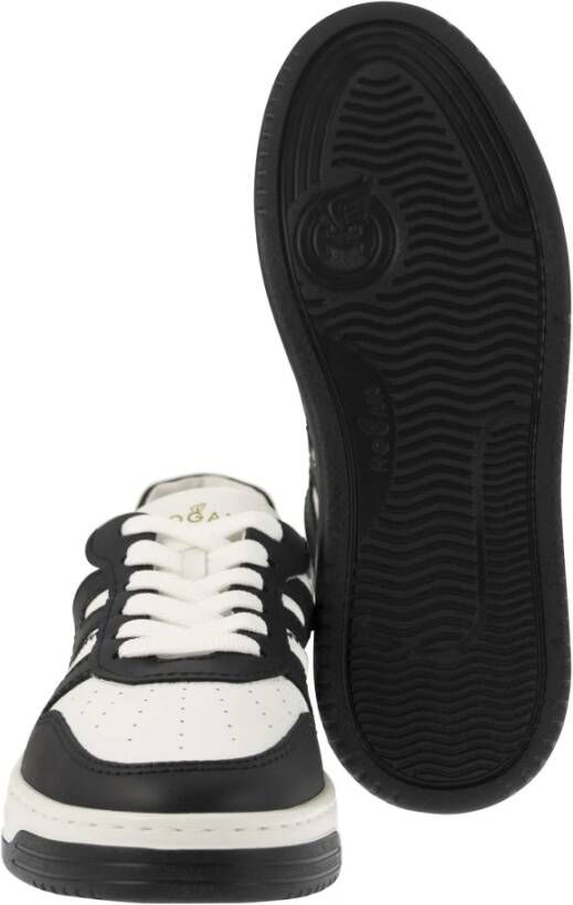 Hogan Retro-geïnspireerde H630 Sneakers Black Heren