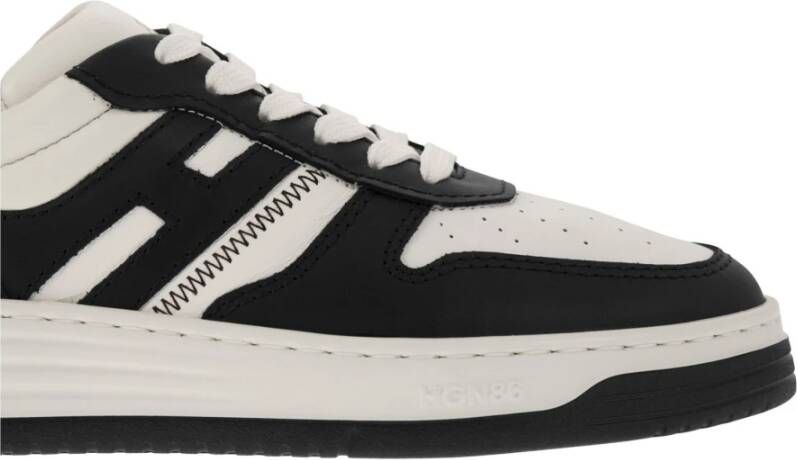 Hogan Retro-geïnspireerde H630 Sneakers Black Heren