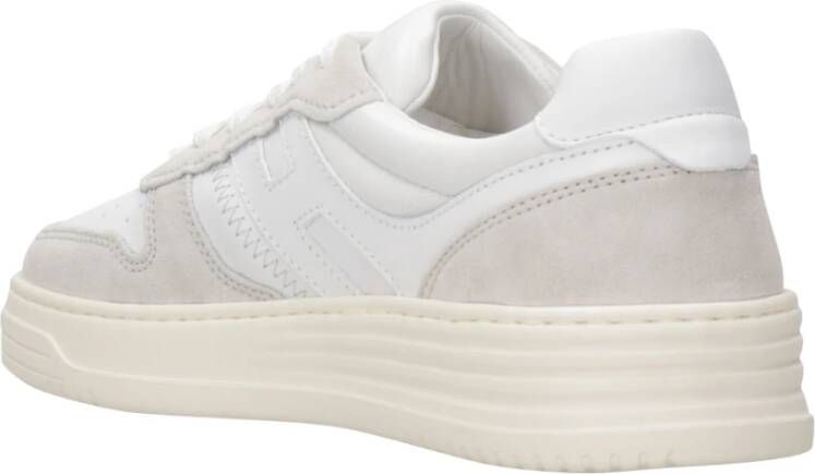 Hogan Retro-geïnspireerde H630 Sneakers White Heren