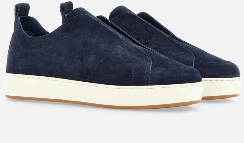 Hogan Retro-geïnspireerde instap suède sneakers Blue Heren