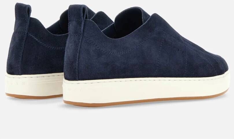 Hogan Retro-geïnspireerde instap suède sneakers Blue Heren