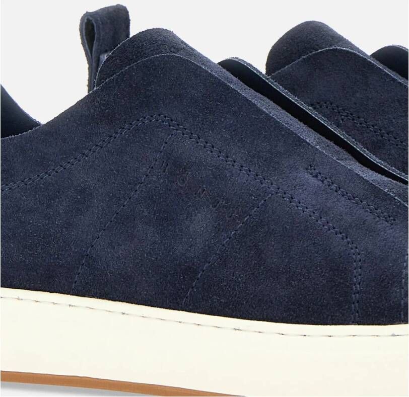 Hogan Retro-geïnspireerde instap suède sneakers Blue Heren