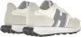 Hogan Retro Heren Sneaker met Stoer Karakter en Grip White Heren - Thumbnail 3