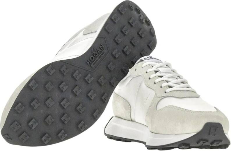 Hogan Retro Heren Sneaker met Stoer Karakter en Grip White Heren