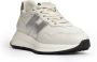 Hogan Retro Run Pelle Panna Sneakers White Dames - Thumbnail 2