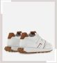 Hogan Retro Stijl Leren Sneakers White Heren - Thumbnail 3