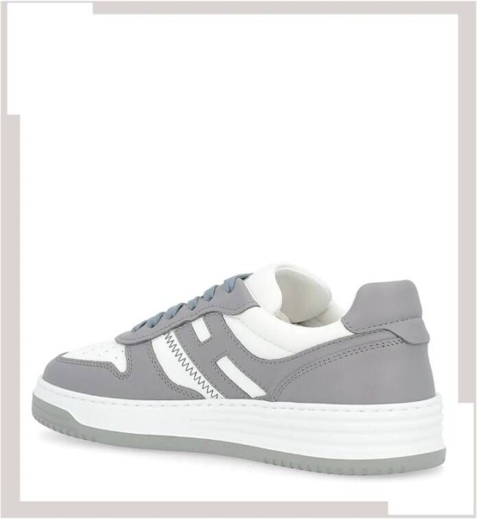 Hogan Retrostijl basketbalsneakers Gray Heren