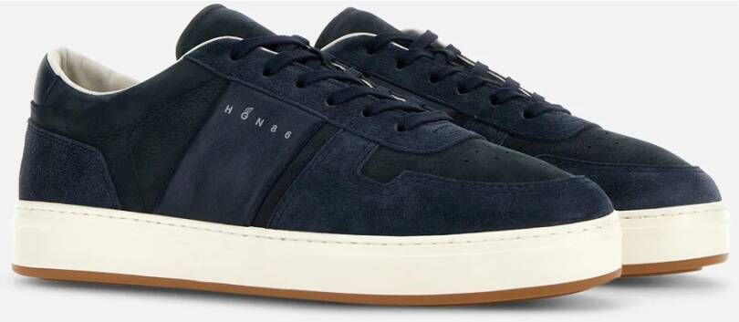 Hogan Retrostijl Herensneakers Blue Heren