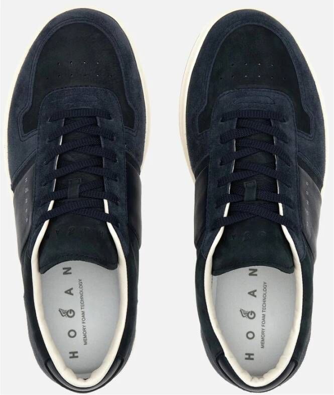 Hogan Retrostijl Herensneakers Blue Heren