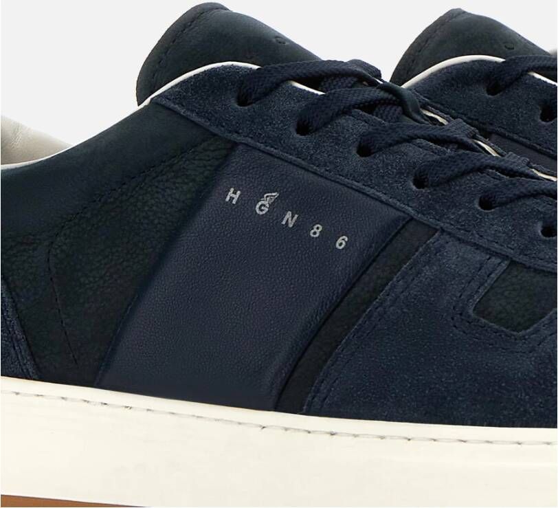 Hogan Retrostijl Herensneakers Blue Heren