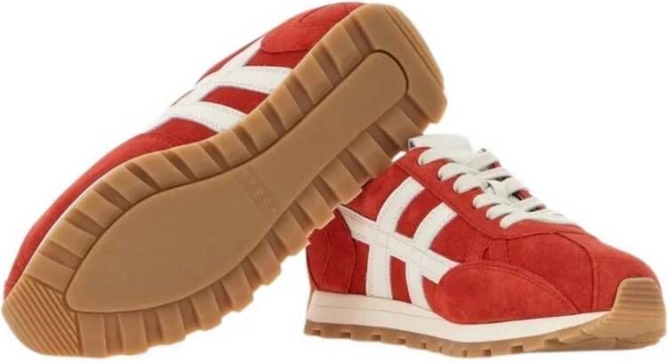 Hogan Rode sneakers met iconisch detail Red Dames