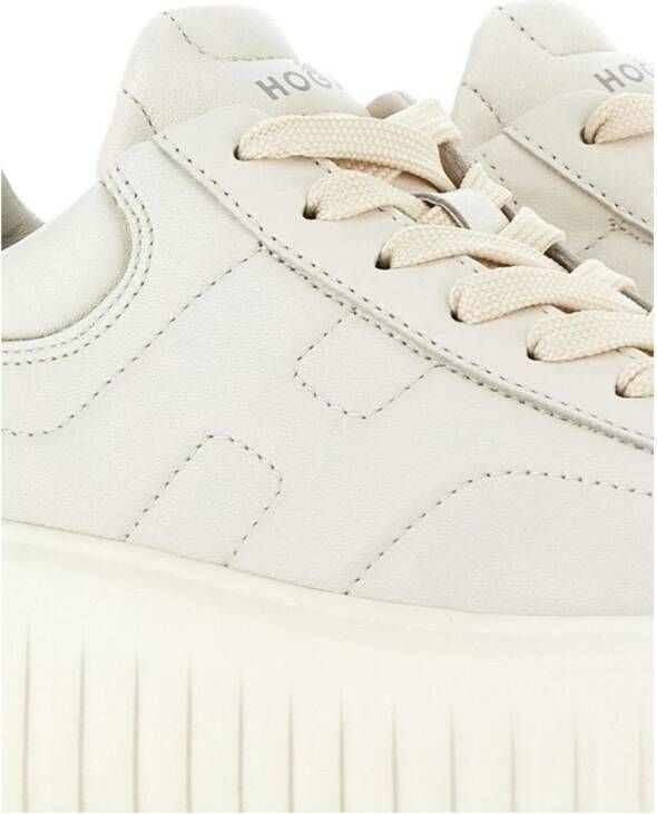 Hogan Roomwit Logo-Embellished Low-Top Sneakers White Dames