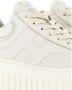 HOGAN Lage Sneakers Dames H-stripes Allacciato Maat: 40 Materiaal: Leer Kleur: Beige - Thumbnail 7