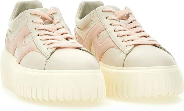 Hogan Roze H-Stripes Damessneakers Pink Dames