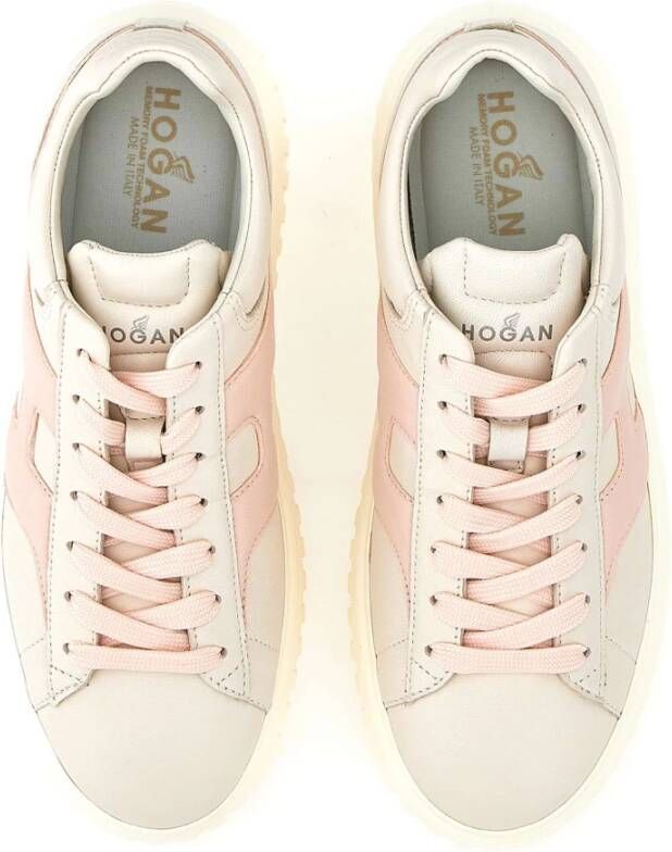 Hogan Roze H-Stripes Damessneakers Pink Dames