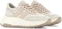 Hogan Roze Leren Veterschoenen Beige Dames - Thumbnail 6