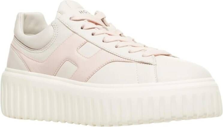 Hogan Roze Sneakers met H-Strepen Pink Dames