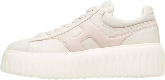 Hogan Roze Sneakers met H-Strepen Pink Dames