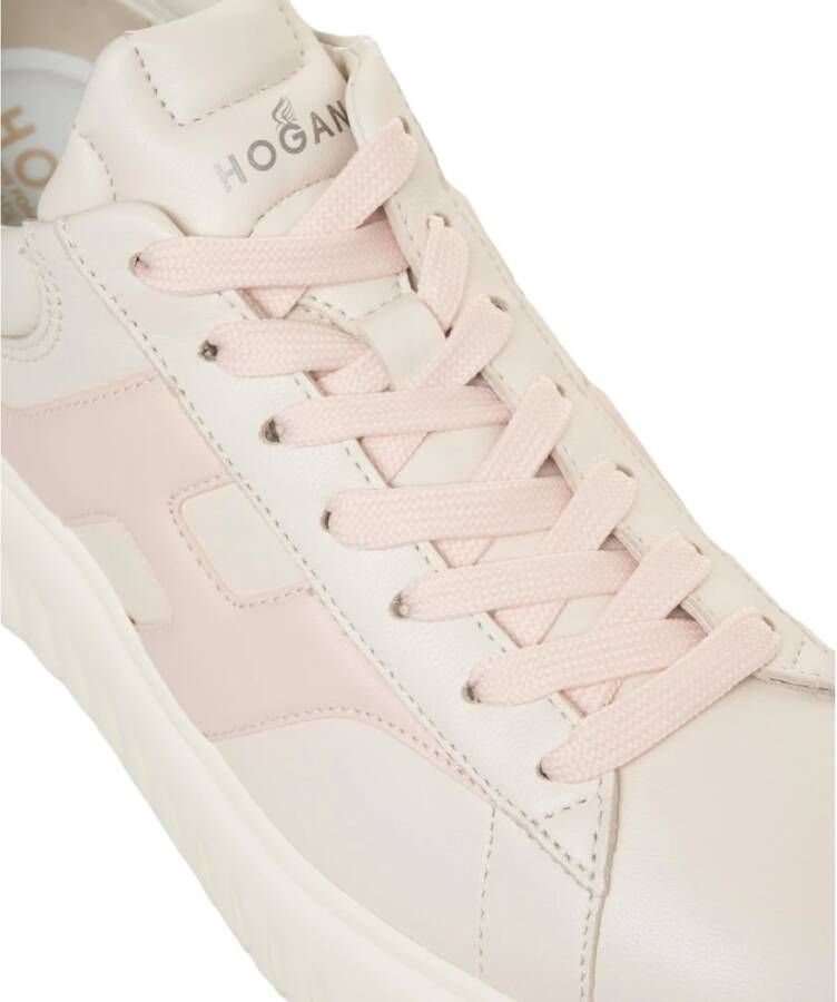 Hogan Roze Sneakers met H-Strepen Pink Dames