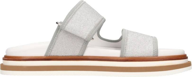 Hogan Sandalen Zilver Gray Dames