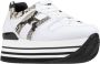 Hogan Slangenprint Veterschoenen voor Dames White Dames - Thumbnail 2