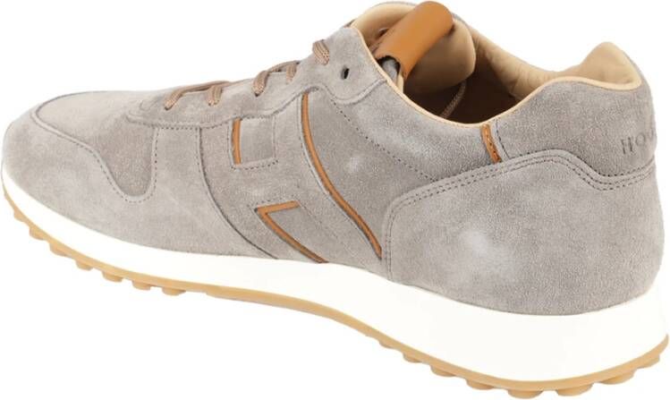 Hogan Sneaker Leren Stijl Beige Heren