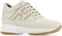 Hogan Stijlvolle Ivoorleren Sneakers Beige Dames - Thumbnail 2