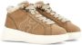 Hogan Beige Mid-Top Winter Sneakers met Uniek H-Detail Beige Dames - Thumbnail 3