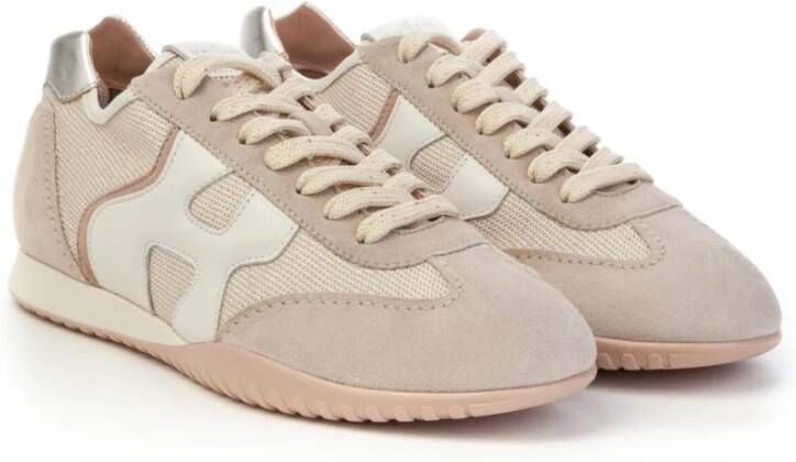 Hogan Casual Stijl Sneakers voor Vrouwen Beige Dames