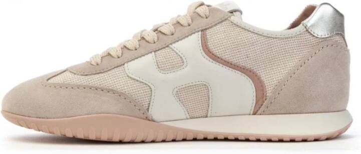 Hogan Casual Stijl Sneakers voor Vrouwen Beige Dames