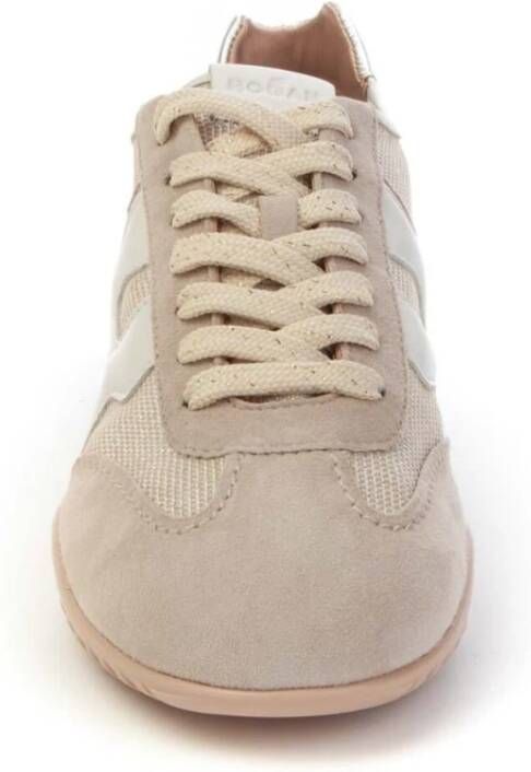 Hogan Casual Stijl Sneakers voor Vrouwen Beige Dames