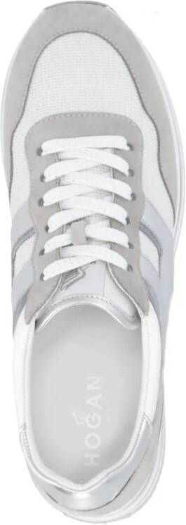 Hogan Natuurlijke Leren Sneakers Beige Dames