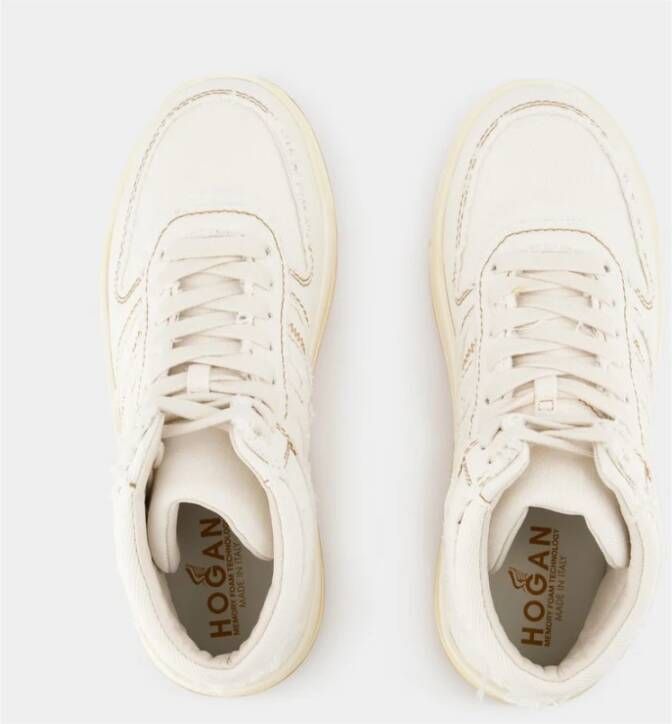 Hogan Dusty Jeans Sneakers Beige Dames