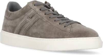 Hogan Beige Suède Leren Sneakers voor Heren Beige Heren